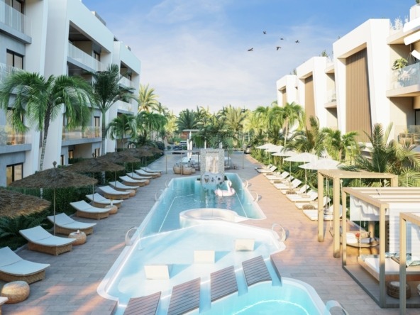 Relax lifestyle in white sands